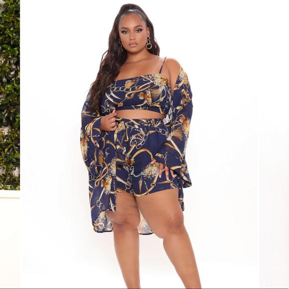 Fashion Nova Curve 3 piece set, 2X - Picture 2 of 2